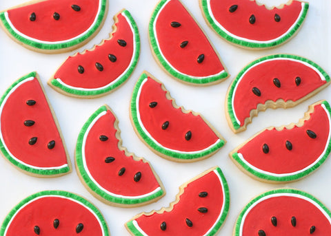 watermelon cookies