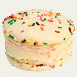 Vanilla Birthday Macaron Ice Cream Sandwich